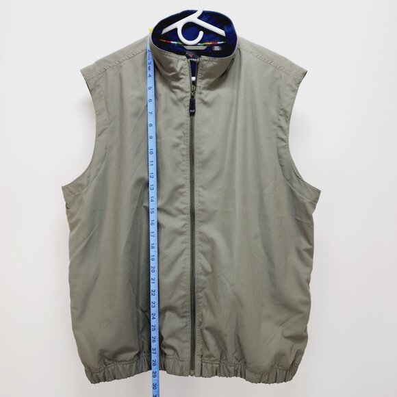 Greg Norman Windbreaker Vest Mens Sleeveless Full-Zip Size M Polyester Gray - Picture 3 of 11